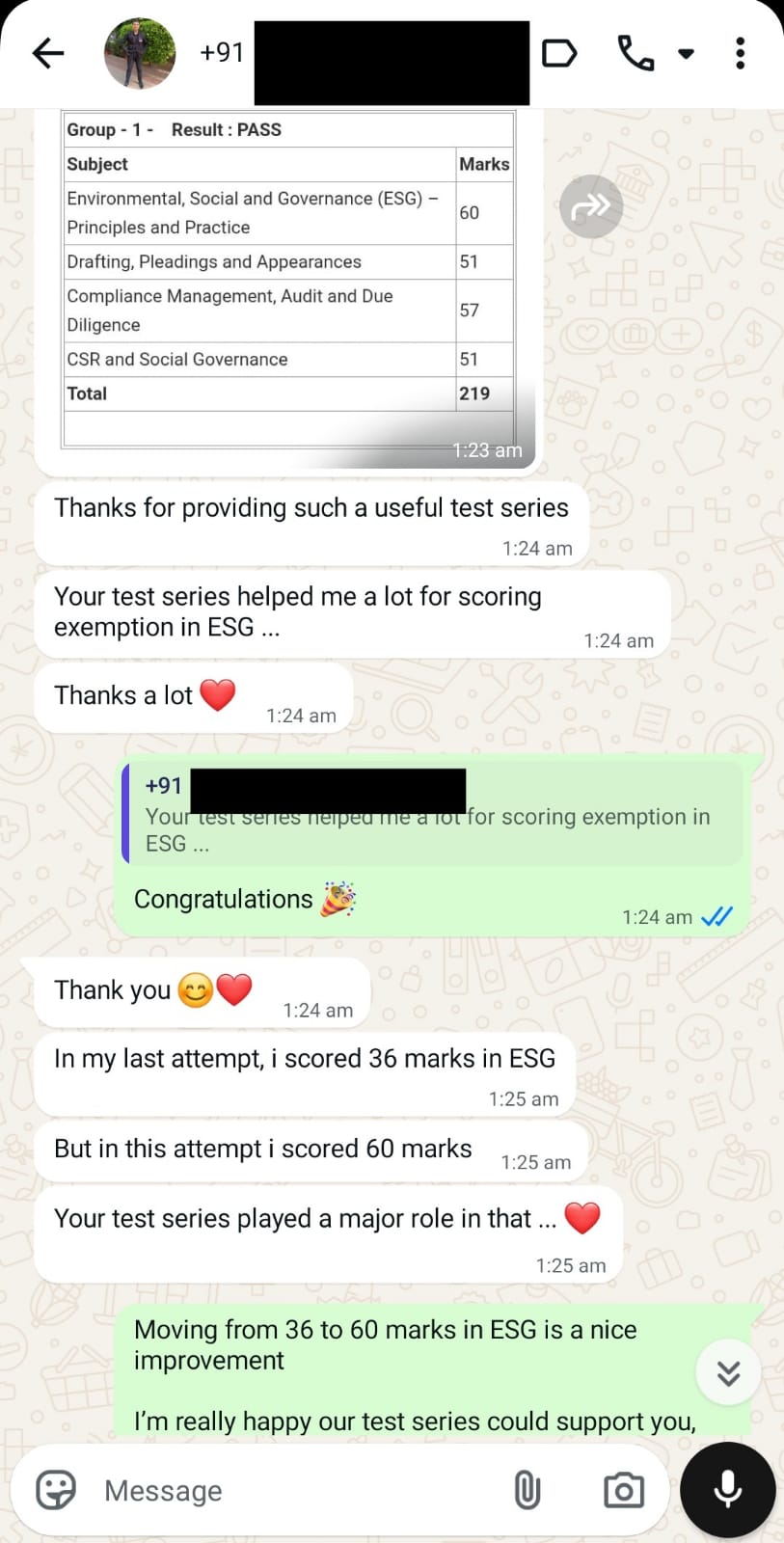Student testimonial, AIR rank achievement with Mission CS
